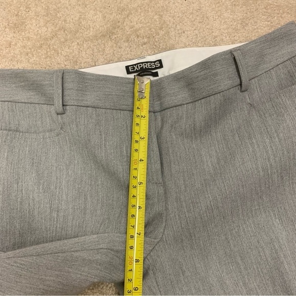 EXPRESS gray Columnist pants Sz 6L - Picture 9 of 13